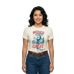 Playera Beige Mujer México Has Always Been Great