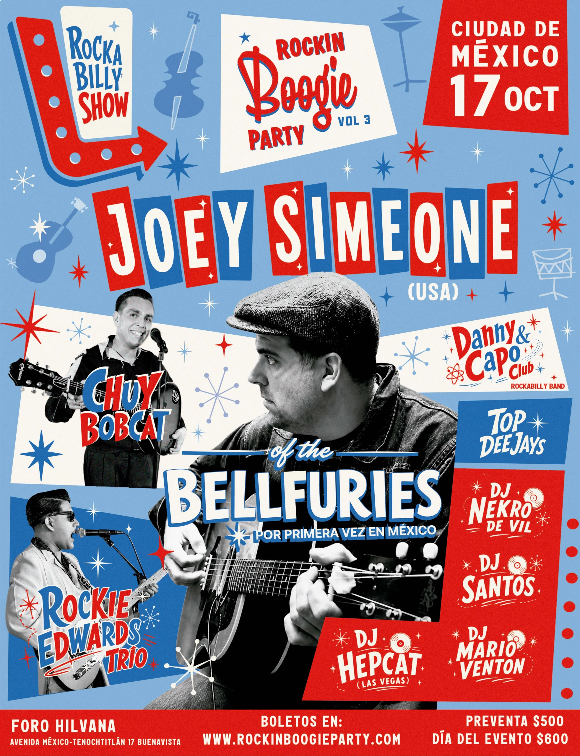Preventa Joey Simeone *The Bellfuries* por primera vez en México