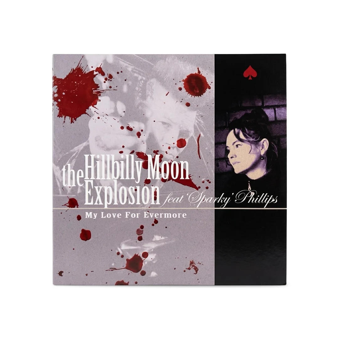 The Hillbilly Moon Explosion – My Love For Evermore | Vinyl 7" Splatter (Misprint Cover / Raro)