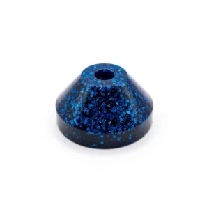 Adaptador 45 RPM 7" Blue Sparkle | Accesorio para Tocadiscos