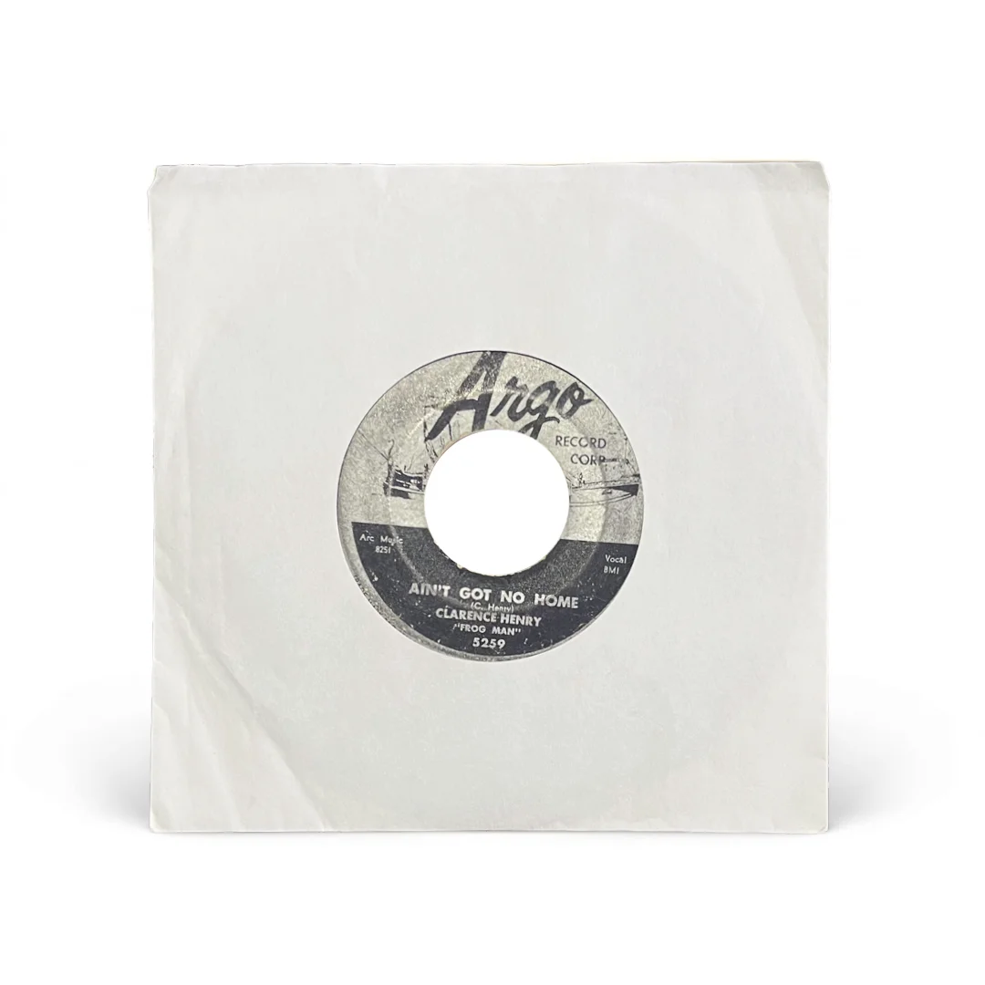 Clarence Henry "Frog Man" – Ain't Got No Home / Troubles, Troubles | Vinyl 7" Single (Argo Records US 1956)