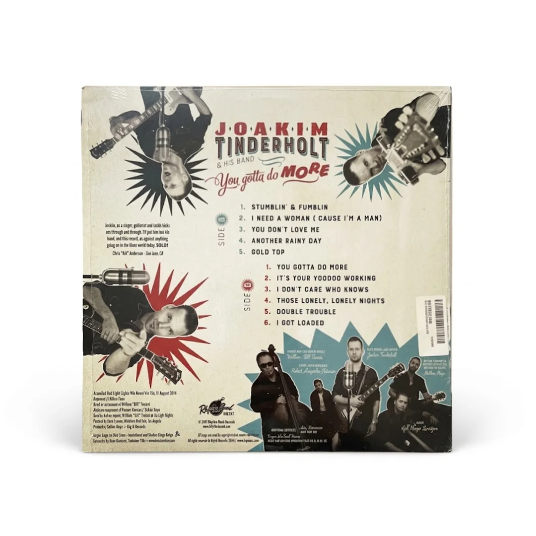 Joakim Tinderholt & His Band – You Gotta Do More | Vinyl 12" LP (Excelente Estado) - Imagen 2