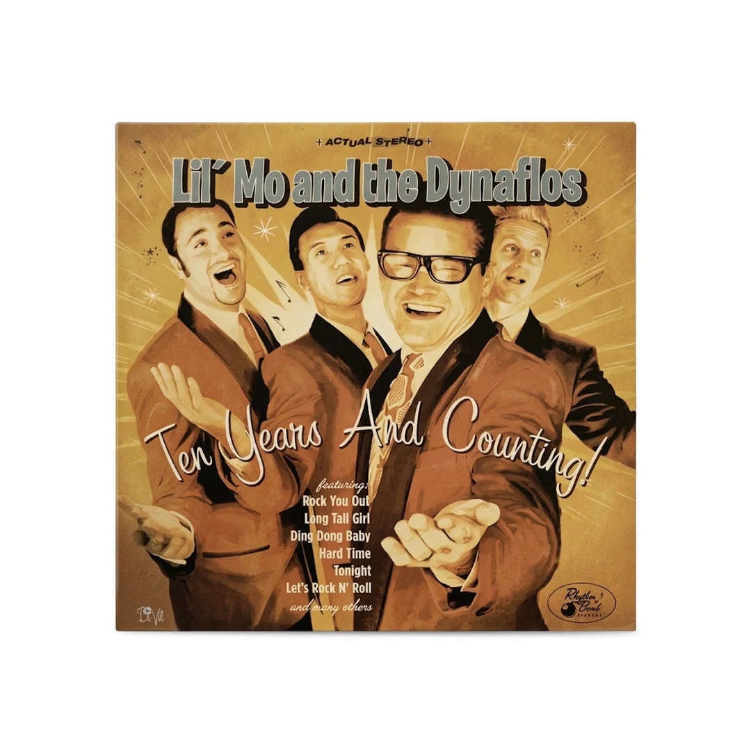 Lil' Mo and the Dynaflos – Ten Years And Counting! | Vinyl 12" LP (Excelente Estado)