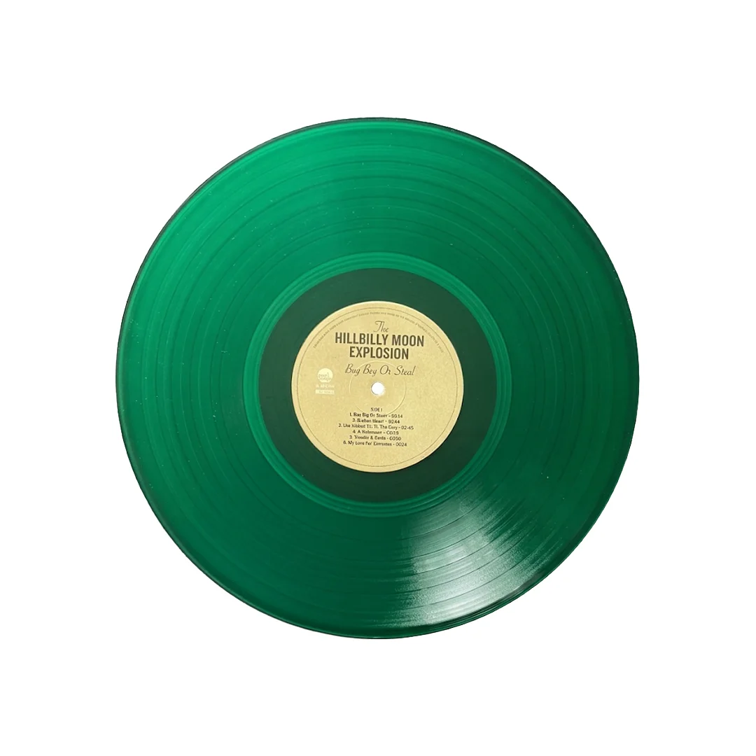 The Hillbilly Moon Explosion – Buy Beg Or Steal | Vinyl 12" LP Green Colored (Excelente Estado) - Imagen 3
