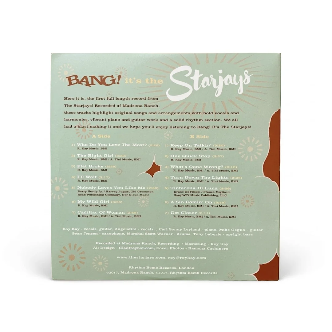 The Starjays – Bang! It's The Starjays | Vinyl 12" LP (Excelente Estado) - Imagen 2