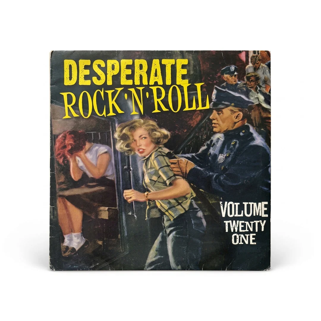 Varios Artistas – Desperate Rock 'N' Roll Volume 21 | Vinyl 12" LP (Flame Records)