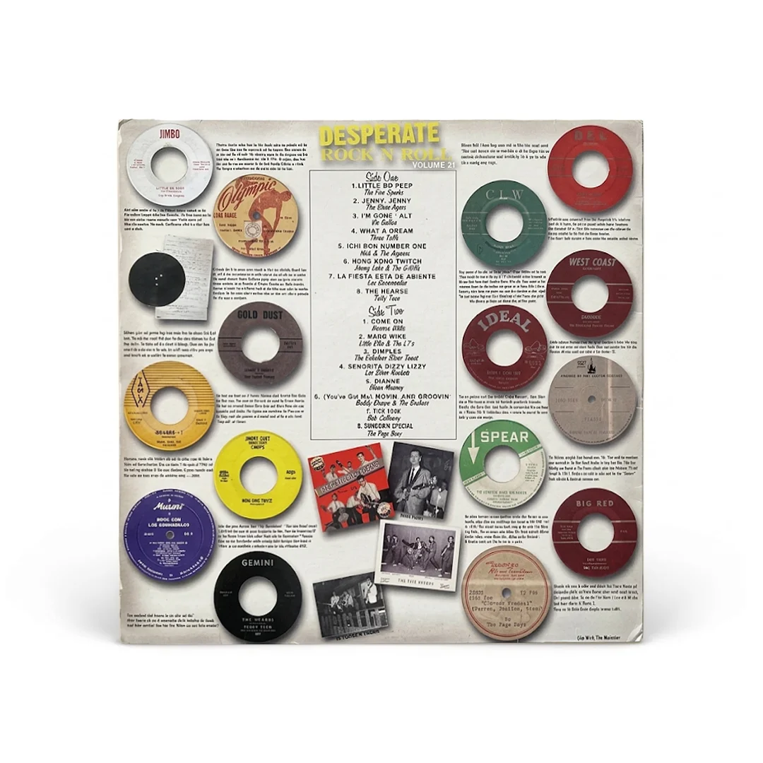 Varios Artistas – Desperate Rock 'N' Roll Volume 21 | Vinyl 12" LP (Flame Records) - Imagen 2