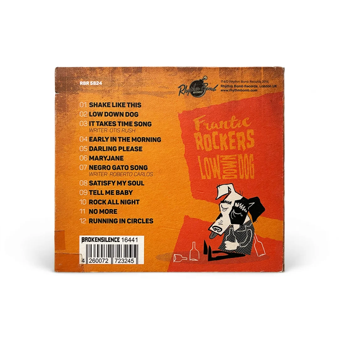 Frantic Rockers – Low Down Dog | CD Album Digipak (Rhythm Bomb Records) - Imagen 2