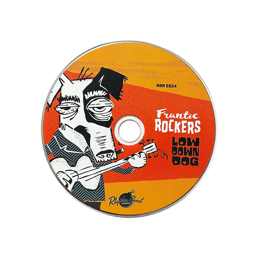 Frantic Rockers – Low Down Dog | CD Album Digipak (Rhythm Bomb Records) - Imagen 4