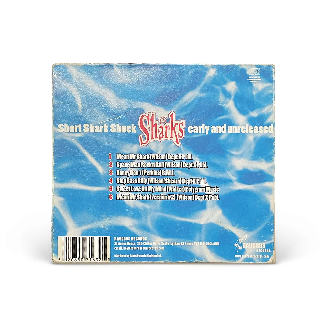 The Sharks – Short Shark Shock (Early and Unreleased) | CD Album Digipak (Raucous Records UK) - Imagen 2
